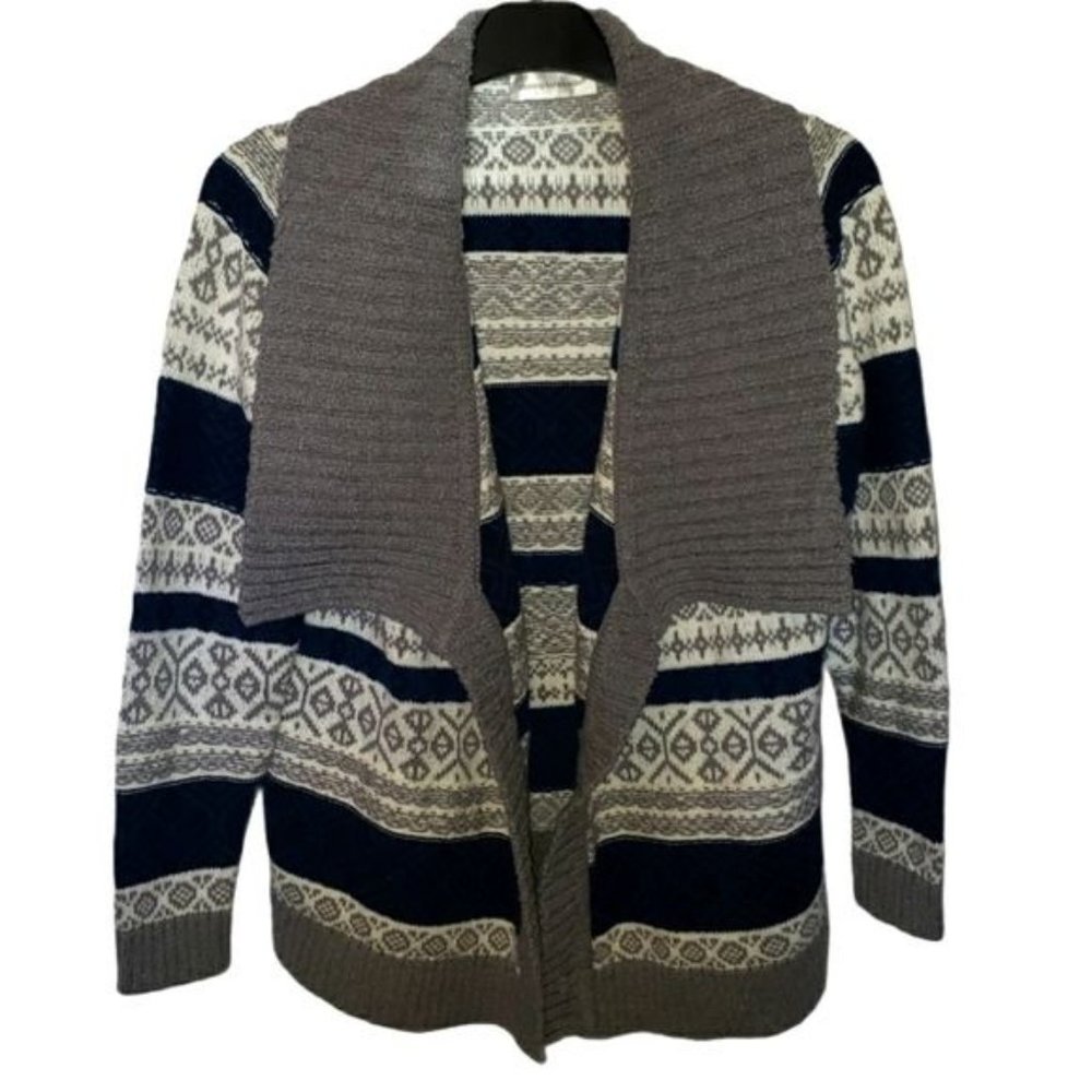 Christopher & Banks Knit Drape Front Cardigan Size Small